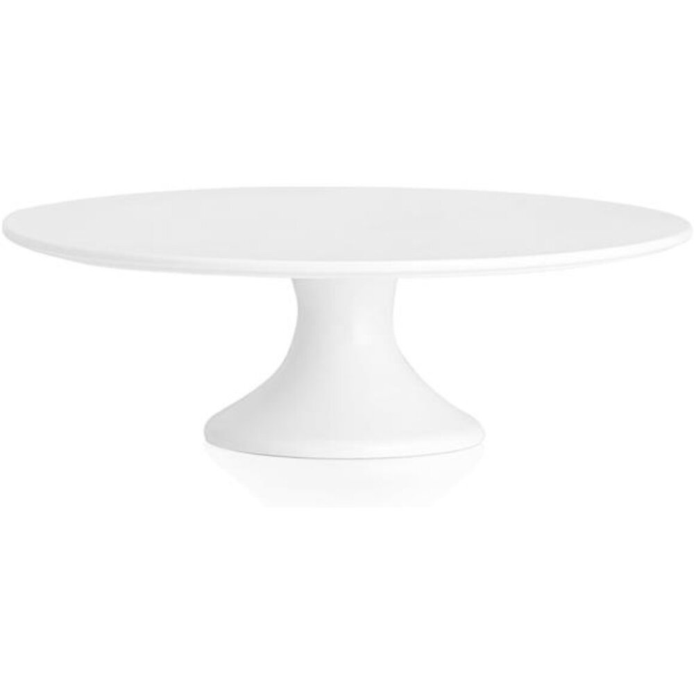 12-Inch Porcelain Round Cake Stand, Cake Plate, Dessert Stand, Cake Stand